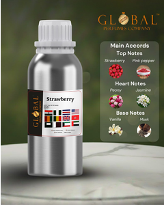 Huile parfumée Fraise longue durée, concentrée, de luxe, qualité supérieure, pour parfums personnalisés et multi-parfums, usage quotidien - Product Image 1