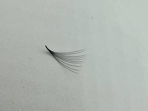 Extensions de cils individuels en camélia naturel doux, marque privée, 0.07 0.05mm, vente en gros, 1000 bouquets pré-faits - Product Image 2