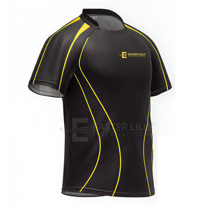 Service OEM : Nouvelle tenue de rugby pour hommes, offrant flexibilité, confort et durabilité pendant le jeu. - Product Image 2