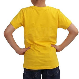 Camisetas 100% Algodón, Sólidas, Transpirables y Ecológicas para Niños, con Logotipo Personalizado, al por Mayor, Estampadas, de Corte Holgado y Estilo Moderno - Product Image 2