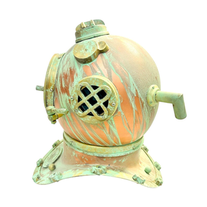 Casque de plongée en métal Mark V Navy Replica Anchor Engineering Vintage, casque de plongeur en eaux profondes, décoration nautique maritime - Product Image 5