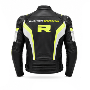 Solid color Leather Motorbike <b>Jackets</b> <b>motorcycle</b> protective leather riding Private label durable biker Leather Motorbike <b>Jacket</b> - Product Image 5