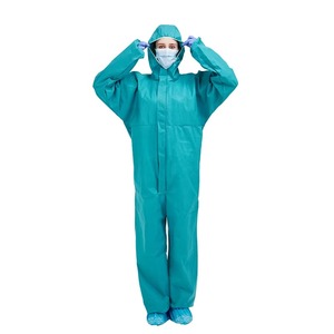 Bata de Laboratorio Blanca de Spandex/Algodón SMS con Detección de Agujas y Fusión sin Costuras para Uso Hospitalario Unisex - Product Image 6