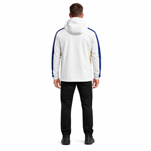 Blouson bomber holographique personnalisé avec fermeture éclair, finition métallique brillante, veste tendance streetwear pour hommes - Product Image 4