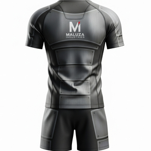Uniformes de Rugby Personalizados para Equipos Profesionales, Conjunto de Camiseta y Pantalones Cortos Sublimados, Uniformes de Rugby para Clubes con Absorción de Humedad, OEM - Product Image 3