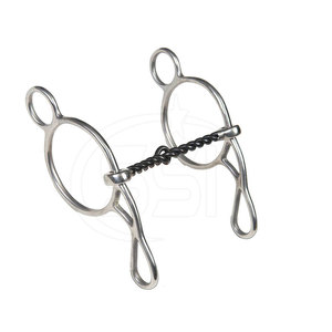 Premium High Quality Stainless Steel Horse <b>Gag</b> Bit with Smooth Finish Durable for Daily Use in Horse Riding - Product Image 2