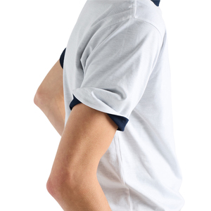 T-shirt réversible en coton coupe ample pour homme, style streetwear double face, jersey personnalisé OEM, coupe décontractée classique, haut en coton jersey - Product Image 4