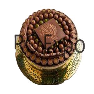 Nouveauté bol de service à chocolat en métal élégant plateau en métal doré bol à chocolat pour la maison hôtel décor de fête de mariage - Product Image 1