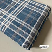 Tissu en Coton Mélangé Teint en Gros pour Robes, Chemises, Rideaux, Draps, Décoration Intérieure – Tissu Doux, Respirant, Confortable et Durable