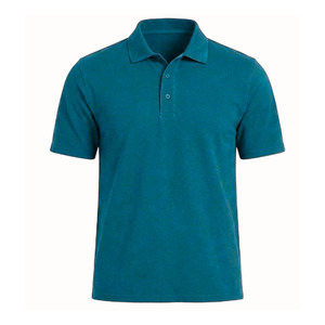Camisa polo para hombre con botones, manga corta, de alta calidad, ODM, poliéster, impresión de logotipo personalizado, tela transpirable - Product Image 3