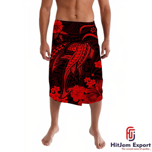 Wholesale Custom Polynesian Printed Lavalava Sarong Fiji Samoa Savaii Upolu Salelologa Customized Manufacturing Service Provider - Product Image 5