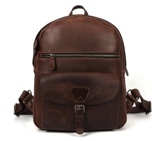 2025 Custom Vintage High Quality Genuine Leather Handbags Trending Bagpack <b>for</b> Women and <b>Men</b> Wholesale From Tyntra - Product Image 2