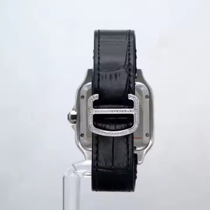 Montre de luxe pour homme en quartz sertie de diamants Moissanite, montre-bracelet tendance, élégante et moderne - Product Image 3