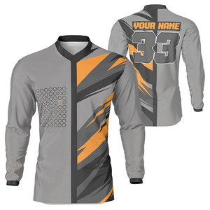 Jersey de Motocross Sublimado Personalizado para Carreras Todoterreno, Secado Rápido, Transpirable, Ligero, Fabricación OEM - Product Image 1