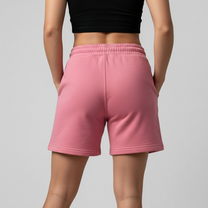 Shorts Deportivos de Felpa para Mujer Talla Grande, Cintura Elástica con Cordón, Estampados, Servicio OEM - Product Image 3