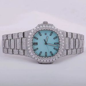 Luxury Fully Iced Out <b>Watch</b> <b>Diamond</b> Studded Quartz <b>Watch</b> Mens Stainless Steel <b>Watch</b> Quartz <b>Watch</b> With Calendar Bling Wristwatch - Product Image 3
