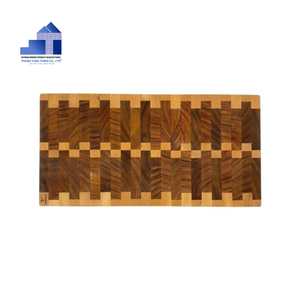 Handmade Wooden Cutting Board With Checkerboard Design For Kitchen Use - Product Image 6