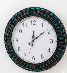 Creative Pencil Sharpener Mosaic Wall <b>Clock</b> Handmade Silent Hanging Quartz Needle Art Deco Decorative for Living Room Office - Product Image 1