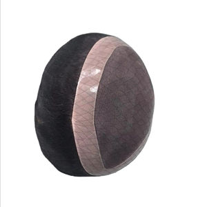 Perruque de cheveux indiens de haute qualité Taz Hair Bangladesh pour hommes, style Deep Wave, base mono douce, système capillaire bangladais - Product Image 1