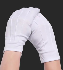 Gants en coton blanc de haute qualité, longueur poignet, style uni, écologiques, pour usage quotidien et services professionnels, toutes saisons - Vente en gros 2026 - Product Image 4