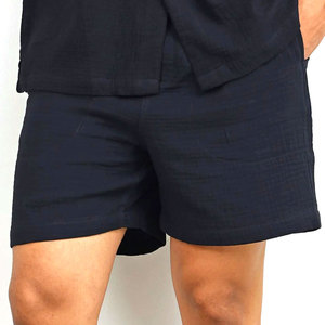 Wholesale Gray Men 100% Cotton MAROON Color Cotton Men Gym Fitness Running Shorts - Product Image 3