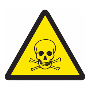 Brady Durable Self-Adhesive Toxic Material Pictogram Warning <b>Labels</b> for Labs & Chemical Areas - Product Image 1