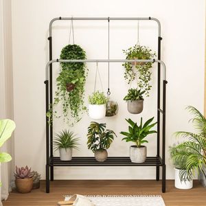 Appendiabiti a Doppia Asta con Altezza Regolabile - Product Image 2