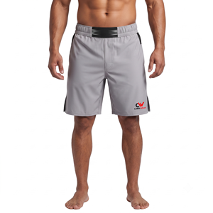 Athletic Training <b>Combat</b>-Sport <b>Shorts</b> Waterproof Solid Pattern Fitness <b>Shorts</b> XS Size Mid Polyester Spandex Sublimated Technique - Product Image 1