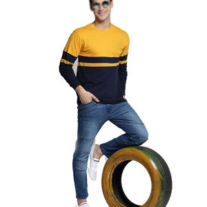 T-shirt à manches longues de haute qualité pour hommes, 100% coton, écologique, séchage rapide, logo personnalisé - Product Image 4