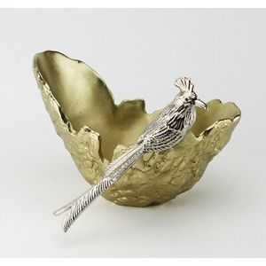 Ensemble de plats de service en métal pour table, avec sculpture florale artistique, pour une décoration de maison de luxe - Product Image 1