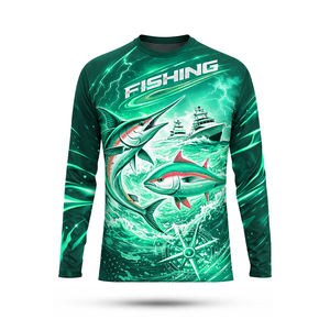 Camisa de Manga Larga Transpirable con Botones y Protección Solar UPF 50+, de Secado Rápido, Tallas Grandes, con Logotipo Personalizado, en Oferta - Product Image 2