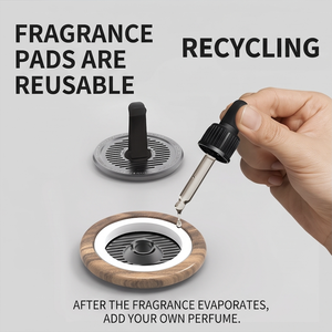 Penyegar Udara Mobil Black Walnut Liquid Freesia Perfume <span class=keywords><strong>Car</strong></span> Diffuser Vent <span class=keywords><strong>Clip</strong></span> dengan Penguapan Alami - Product Image 5