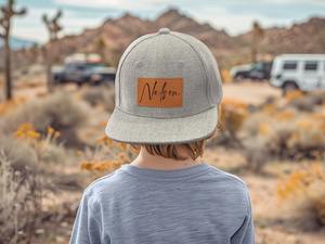 Casquette de baseball à visière plate en similicuir avec patch nominatif, personnalisable, en coton, réglable, pour l'été, unisexe, style snapback, Gorras Hat - Product Image 2