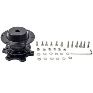 Kit Volante Sportivo Rosso per Auto Chevrolet con 6 Fori e Struttura in Alluminio - Product Image 1