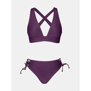 Conjunto de Bikini Elegante para Mujer, Traje de Baño de Dos Piezas para Vacaciones de Verano y Actividades en la Piscina, Proveedor Mayorista - Product Image 1