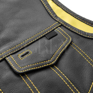 Genuine Casual Winter <b>Leather</b> <b>Vest</b> Breathable Quick-Dry Comfortable Fit for Daily Wear Easy Layering Long Lasting Fashion Appeal - Product Image 5