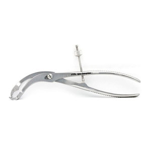 Pinza Quirúrgica Ortopédica de Primera Calidad, 14 cm, Verbrugge, para Sujetar Huesos, con Rosca Fija, de Acero Inoxidable - Product Image 2