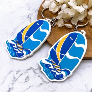 Llavero de goma de PVC blando con diseño 2D, proveedor de llaveros, Marktex - Product Image 3