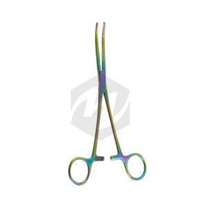 Pinces Carmalt 8 pouces courbées, pinces hémostatiques chirurgicales, acier inoxydable coloré, instruments médicaux, vétérinaires, dentaires - Product Image 4
