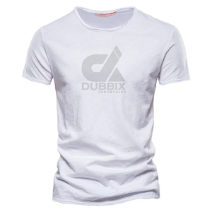 T-shirt sportif à manches courtes pour homme, imprimé long, 100 % polyester, écologique, col rond, coupe ample, tissu Oxford 150g - Product Image 3
