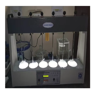 Flocculator <b>Jar</b> Test Apparatus 6 <b>Jars</b> for <b>Water</b> Treatment Laboratory with Variable Speed Control Uniform Mixing for Coagulation - Product Image 1