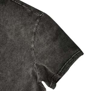 Camisetas de algodón 100% con cuello redondo, impresión de logotipos personalizados al por mayor en la parte delantera y trasera, servicio OEM, color sólido, para hombre - Product Image 4