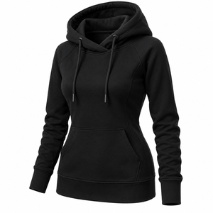 Sudadera Personalizada con Estampado, 100% Algodón, Felpa, Mangas Largas, Hombros Caídos, Estilo Urbano para Mujer - Product Image 4