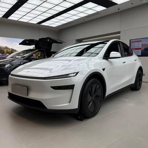 Nueva Versión 2025 Tesla Model Y SUV Eléctrico Puro <span class=keywords><strong>Rojo</strong></span> Tracción Trasera (RWD) 593km de Autonomía Lanzamiento Caliente Volante a la Izquierda Neumáticos R18 - Product Image 2