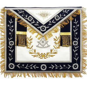 Mandil Masónico del Rito Francés de los Francmasones con Calidad Premium, Color y Logotipo Personalizados, Disponible en Todos los Tamaños - Product Image 4