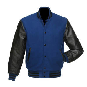 Veste universitaire en laine sur mesure OEM 2025 pour hommes, broderie rose, haute qualité, 100% laine, style vintage, col à capuche, taille XL, hiver - Product Image 1