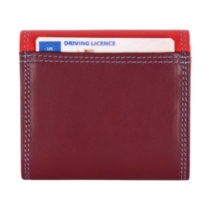 Premium Genuine Leather Unisex Long Trifold RFID Blocking Daily Use Multi Color Coin Purse Card Holder Classic <b>Stud</b> Closure - Product Image 2