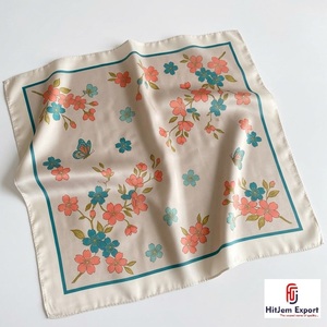 Pañuelo Estampado al por Mayor, Pañuelo para la Cabeza de Tela Premium, Etiqueta Blanca, Fabricante Textil OEM ODM, Productos de Tela Personalizados de Bali, MOQ Bajo - Product Image 1