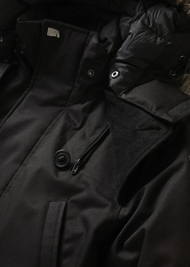 Vestes matelassées d'hiver à capuche en toile de haute qualité, épaisseur standard, style urbain, pour hommes, de marque - Product Image 5