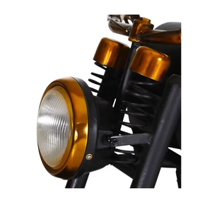 Manillar de Estilo Retro Personalizado para Motocicletas Clásicas, con Estructura de Acero Premium y Aspecto Vintage de Cruiser, Proveedor Indio - Product Image 3